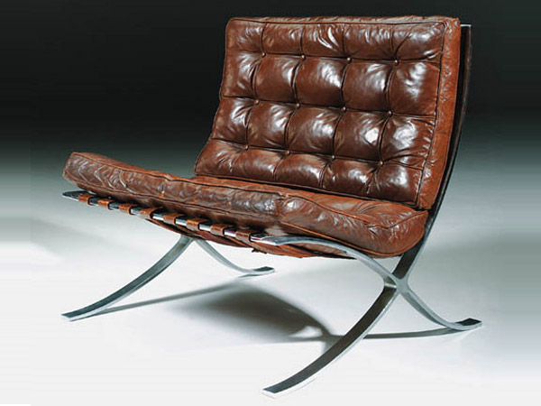 A history of the life and work of Ludwig Mies van der Rohe, his design philosophy and his Barcelona chair designed in 1929