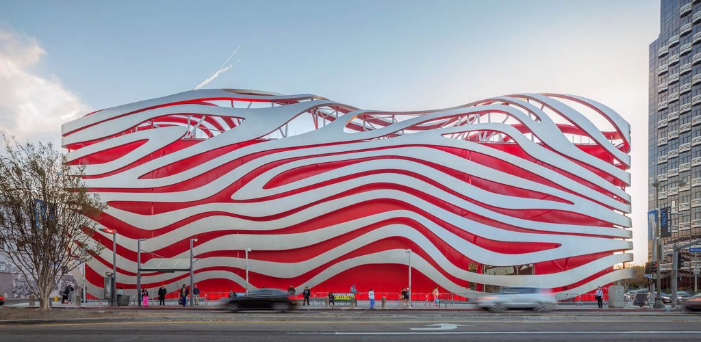 The story of how the Petersen Automotive Museum leapt into the 21st century with a futuristic steel exoskeleton design strongly influenced by car culture