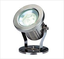 PVD coated stainless steel deck floodlight in satin finish PVD coated stainless steel deck floodlight in satin finish