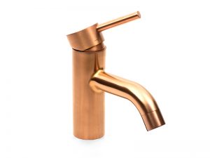 JDL DB Prestige Basin tap WA 100 in Double Stone Steel PVD colored stainless steel Copper Brush.