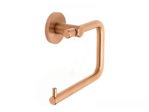 JDL DP 2104 Prestige Toilet Roll Holder in Double Stone Steel PVD colored stainless steel Copper Brush.