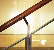 Murbau handrail with stainless balustrades.