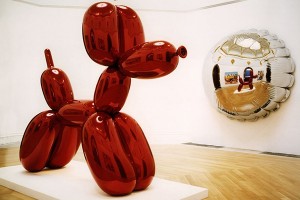 Jeff Koons - Balloon Dog (red) 1994-2000 - High chromium stainless steel with transparent color coating