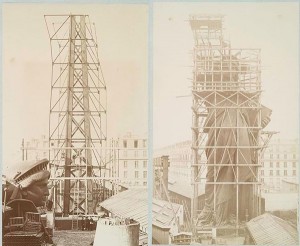 Photographs of the construction of The Statue of Liberty taken by Albert Fernique