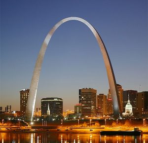 The Gateway Arch, St Louis, Missouri, USA
