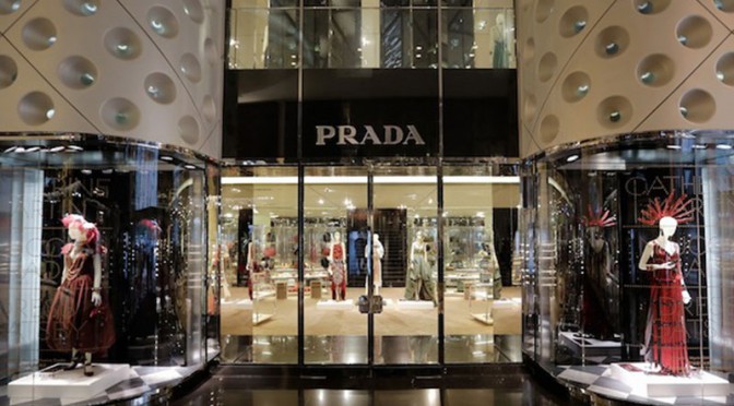 Prada, IFC Mall, Shanghai Client: Prada Asia Pacific Aluminium cladding by Double Stone Steel