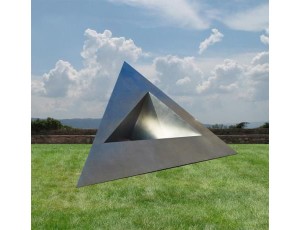 Exodus. 1972. Stainless steel. Beverly Pepper