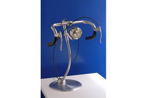 “Corsa 27” tablelamp from handle bar in original size, by Maurizio Lamponi Leopardi