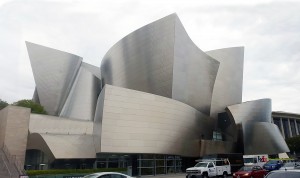 The Walt Disney Concert Hall, LA, California. The main auditorium holds 2265 concert-goers and boasts exceptional acoustics. Photography by TIDB (The UK Interior Design Bureau) 2016.