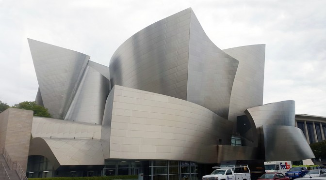 The Walt Disney Concert Hall, LA, California. The main auditorium holds 2265 concert-goers and boasts exceptional acoustics. Photography by TIDB (The UK Interior Design Bureau) 2016.