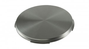 A solid titanium sputtering target by Plansee.