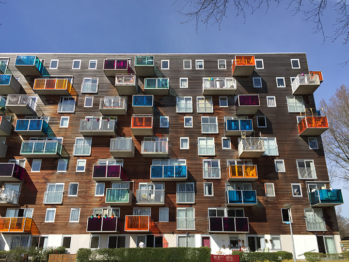 Wozoco Apartments by MVRDV Architecture – an original, inventive and colorful development in Amsterdam, The Netherlands