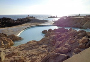 Entry to Swimming pool by Alvaro Siza, Leça da Palmeira, Portugal.