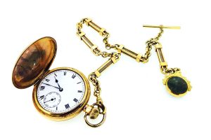 Antique Gold-plated watch sold via Sally Turner Antiques